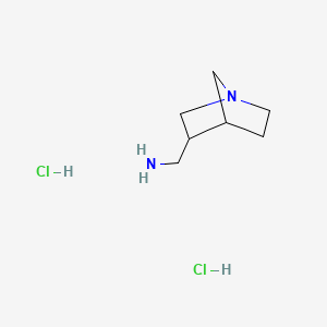 1-{1-azabicyclo[2.2.1]heptan-3-yl}methanaminedihydrochloride,Mixtureofdiastereomers