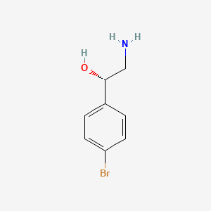 molecular formula C8H10BrNO B15314229 (1s)-2-Amino-1-(4-Bromophenyl)ethan-1-Ol 