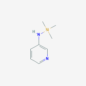 molecular formula C8H14N2Si B153143 N-(Trimethylsilyl)pyridin-3-amine CAS No. 132735-42-3