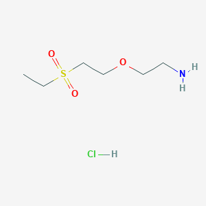 molecular formula C6H16ClNO3S B1531431 2-(2-Ethanesulfonylethoxy)-ethylamine hydrochloride CAS No. 1248082-35-0