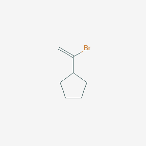 molecular formula C7H11Br B15314339 (1-Bromoethenyl)cyclopentane 