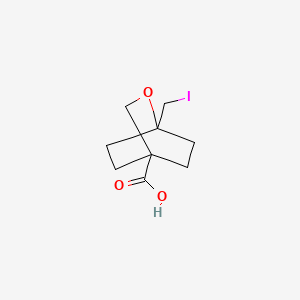 1-(Iodomethyl)-2-oxabicyclo[2.2.2]octane-4-carboxylic acid