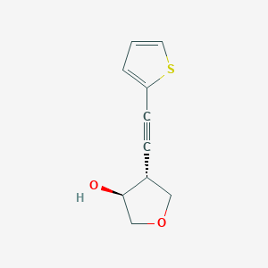 (3S,4R)-4-[2-(thiophen-2-yl)ethynyl]oxolan-3-ol