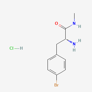 (2R)-2-amino-3-(4-bromophenyl)-N-methylpropanamidehydrochloride