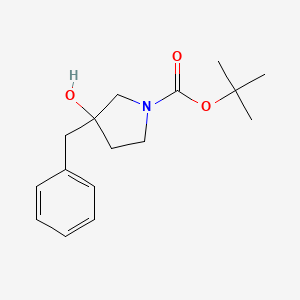 Tert-butyl 3-benzyl-3-hydroxypyrrolidine-1-carboxylate