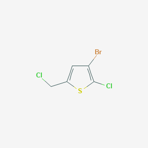 3-Bromo-2-chloro-5-(chloromethyl)thiophene