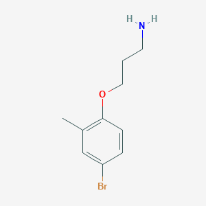 3-(4-Bromo-2-methylphenoxy)propan-1-amine