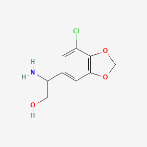 2-Amino-2-(7-chlorobenzo[d][1,3]dioxol-5-yl)ethan-1-ol