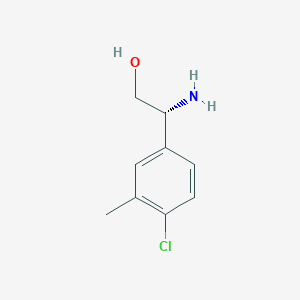 (2R)-2-Amino-2-(4-chloro-3-methylphenyl)ethan-1-OL