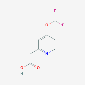 2-(4-(Difluoromethoxy)pyridin-2-yl)acetic acid
