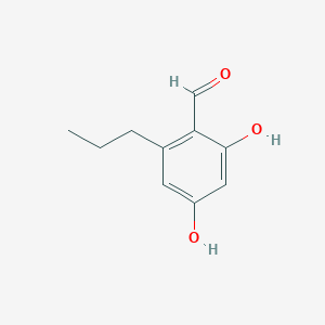 molecular formula C10H12O3 B1531449 2,4-Dihydroxy-6-propylbenzaldehyde CAS No. 37455-87-1