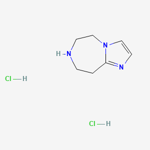 5H,6H,7H,8H,9H-imidazo[1,2-d][1,4]diazepine dihydrochloride