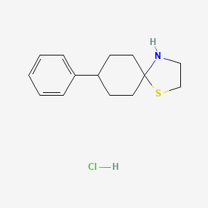 8-Phenyl-1-thia-4-azaspiro[4.5]decane hydrochloride
