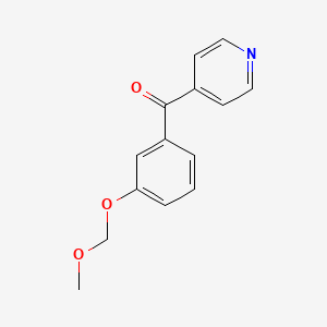 [3-(Methoxymethoxy)phenyl](pyridin-4-yl)methanone