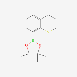 2-(3,4-dihydro-2H-1-benzothiopyran-8-yl)-4,4,5,5-tetramethyl-1,3,2-dioxaborolane