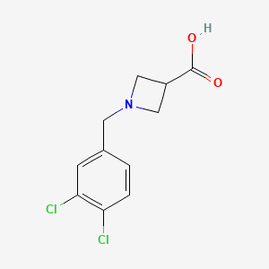 1-[(3,4-Dichlorophenyl)methyl]azetidine-3-carboxylic acid