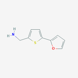 (5-(Furan-2-yl)thiophen-2-yl)methanamine