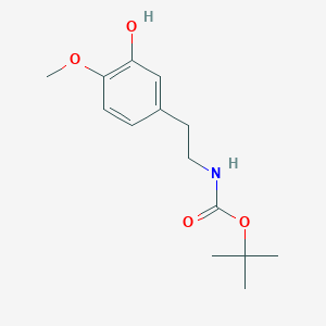 tert-butyl N-[2-(3-hydroxy-4-methoxy-phenyl)ethyl]carbamate