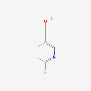 molecular formula C8H10FNO B1531479 2-(6-Fluoropyridin-3-yl)propan-2-ol CAS No. 848841-57-6