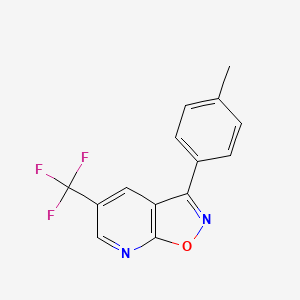 3-(4-Methylphenyl)-5-(trifluoromethyl)-[1,2]oxazolo[5,4-b]pyridine