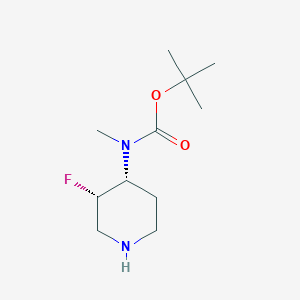 cis-(3-Fluoro-piperidin-4-yl)methyl-carbamic acid tert-butyl ester