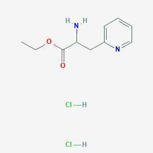 B1531481 Ethyl 2-amino-3-(pyridin-2-yl)propanoate dihydrochloride CAS No. 33560-87-1