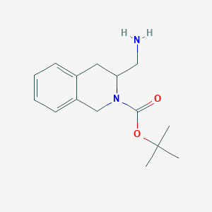 tert-butyl 3-(aminomethyl)-3,4-dihydroisoquinoline-2(1H)-carboxylate