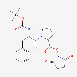 molecular formula C23H29N3O7 B1531489 Boc-D-Phe-Pro-OSu CAS No. 148980-30-7
