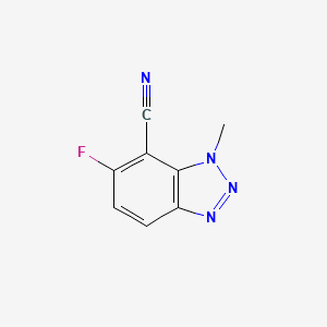 6-Fluoro-1-methyl-1H-benzo[d][1,2,3]triazole-7-carbonitrile