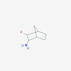 molecular formula C7H12FN B1531498 3-Fluorobicyclo[2.2.1]heptan-2-amine CAS No. 2098051-50-2