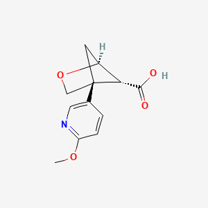 rac-(1R,4S,5S)-4-(6-methoxypyridin-3-yl)-2-oxabicyclo[2.1.1]hexane-5-carboxylicacid