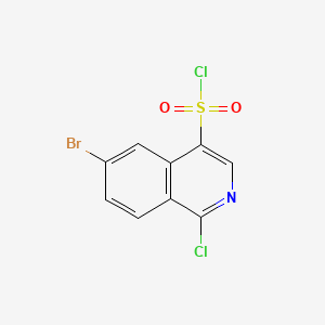 6-Bromo-1-chloroisoquinoline-4-sulfonylchloride