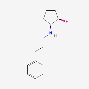 (1R,2R)-2-fluoro-N-(3-phenylpropyl)cyclopentan-1-amine