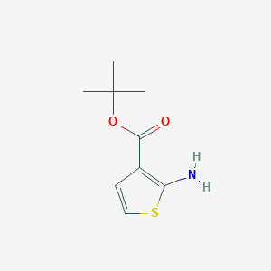 molecular formula C9H13NO2S B153151 Tert-butyl 2-aminothiophene-3-carboxylate CAS No. 59739-05-8