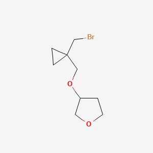 3-((1-(Bromomethyl)cyclopropyl)methoxy)tetrahydrofuran