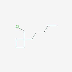 1-(Chloromethyl)-1-pentylcyclobutane