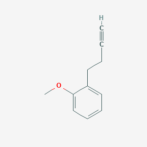 molecular formula C11H12O B15315130 1-(But-3-yn-1-yl)-2-methoxybenzene CAS No. 52289-94-8