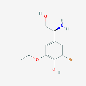 (s)-4-(1-Amino-2-hydroxyethyl)-2-bromo-6-ethoxyphenol