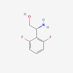 molecular formula C8H9F2NO B15315172 (2R)-2-Amino-2-(2,6-difluorophenyl)ethan-1-OL 