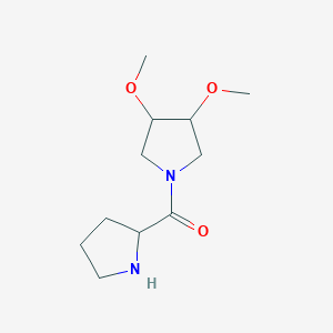 molecular formula C11H20N2O3 B1531518 3,4-Dimethoxy-1-prolylpyrrolidine CAS No. 1697087-55-0