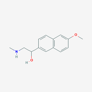 1-(6-Methoxynaphthalen-2-yl)-2-(methylamino)ethan-1-ol