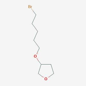 3-((5-Bromopentyl)oxy)tetrahydrofuran