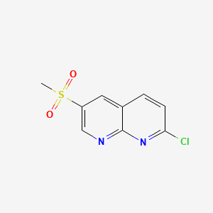 2-Chloro-6-methanesulfonyl-1,8-naphthyridine