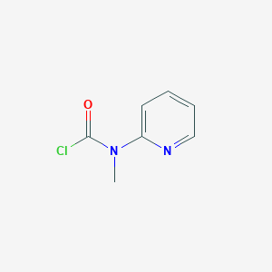 molecular formula C7H7ClN2O B15315214 N-methyl-N-(pyridin-2-yl)carbamoylchloride 