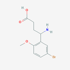 4-Amino-4-(5-bromo-2-methoxyphenyl)butanoic acid