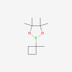 4,4,5,5-Tetramethyl-2-(1-methylcyclobutyl)-1,3,2-dioxaborolane