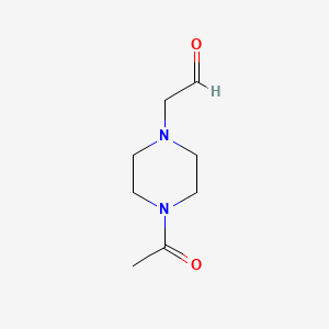 2-(4-Acetylpiperazin-1-yl)acetaldehyde