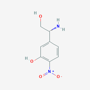 (r)-5-(1-Amino-2-hydroxyethyl)-2-nitrophenol