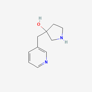 3-(Pyridin-3-ylmethyl)pyrrolidin-3-ol