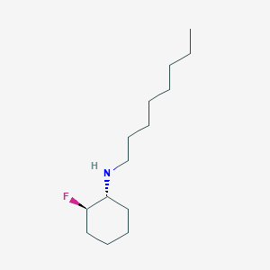 molecular formula C14H28FN B1531538 (1R,2R)-2-fluoro-N-octylcyclohexan-1-amine CAS No. 2165691-60-9